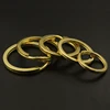 5pcs Solid Brass Split Rings Double Loop Keyring 15-38mm bag hook Connector Keychain Keys Holder DIY Leather Craft hardware ► Photo 3/6