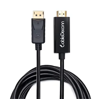 

Large Displayport to Hdmi Gold-Plated Audio And Video Hdtv Monitor Cable