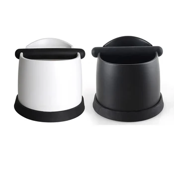 

Espresso Coffee Knock Box, Shock-Absorbent Durable Barista Style Knock Box With Removable Knock Bar and Non-Slip Base