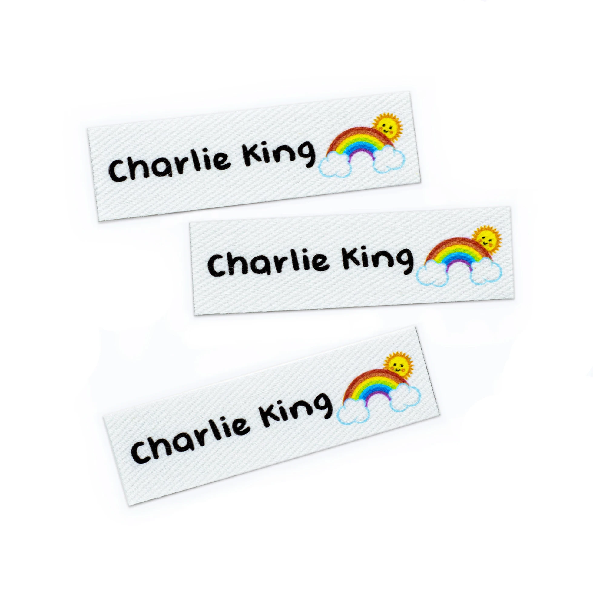 152 pieces Custom logo labels Personalized name tags for children Iron on label Clothing Labels Name Tags(YT066) | Дом и сад