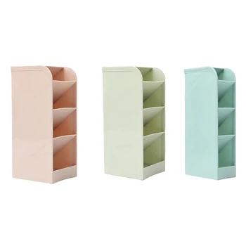 

Desktop Pen Holder 4 Grids Multi-Compartment Stationery Storage Boxs Desk Pencil Holder.