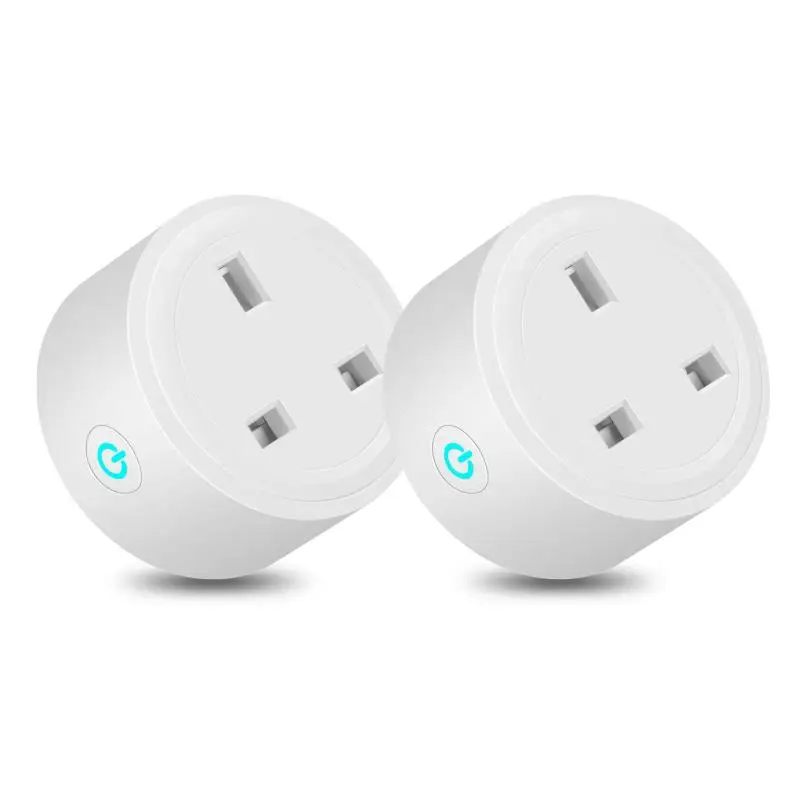 Английская вилка 10А измерительная версия wifi умная розетка Enchufe wifi синхронизация дистанционного управления Enchufe wifi с Amazon Alexa/Google