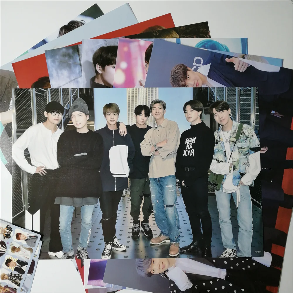 8-42x29cm-Bangtan-Boys-around-Posters-Wall-Stickers-Gift-KPOP-dropshipping-posters-Jung-Kook-V-SUGA (1)