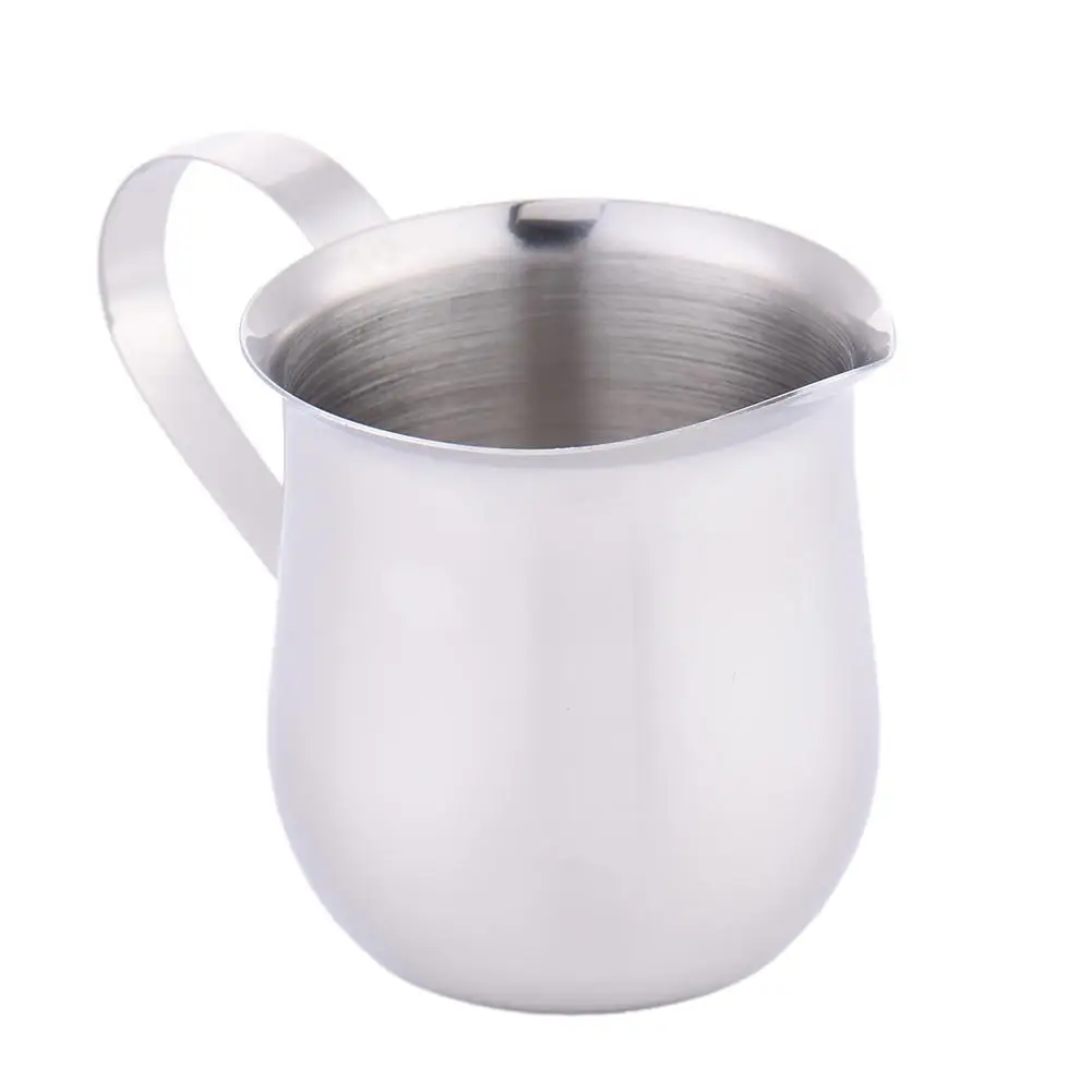 Coffee Premium Small Milk Cream Waist Cup Kettle Stainless Steel Milk Cup Durable Household Kitchen Tools kahve fincan takimlari