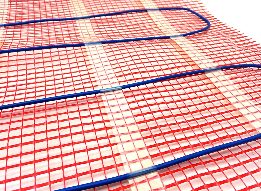 230V Electric Comfortable Underfloor Heating System PVC Sheath Floor Heating Mat Kits 150W (15)