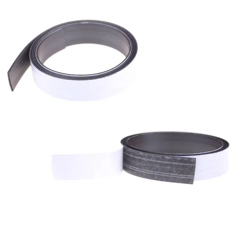 

1 Meter Self Adhesive Flexible Magnetic Strip Rubber Magnet Tape Width 10mm Thickness 1mm
