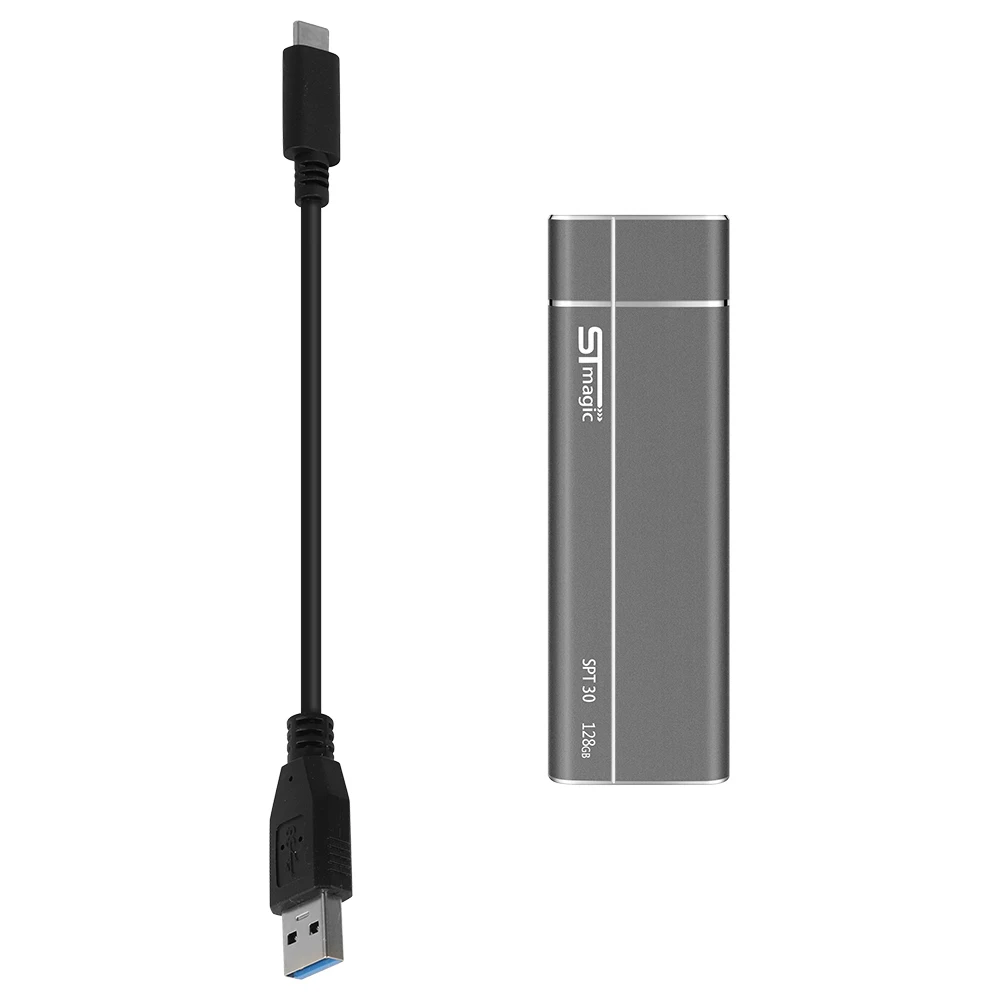 Stmagic Spt30 USB 3,1 Портативный твердотельный накопитель 128 ГБ 256 512 1 ТБ 2 ТБ внешний твердотельный накопитель 480-1900 МБ/с. для ноутбука игра