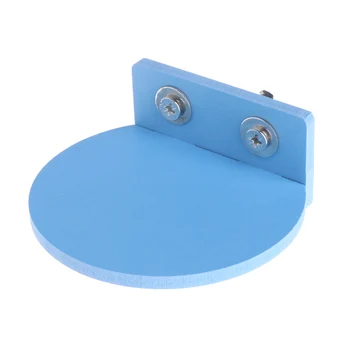 

2020 New Hamster Platform Stand Rack Round Squirrel Cage Colorful Wooden Decor Plate Toys