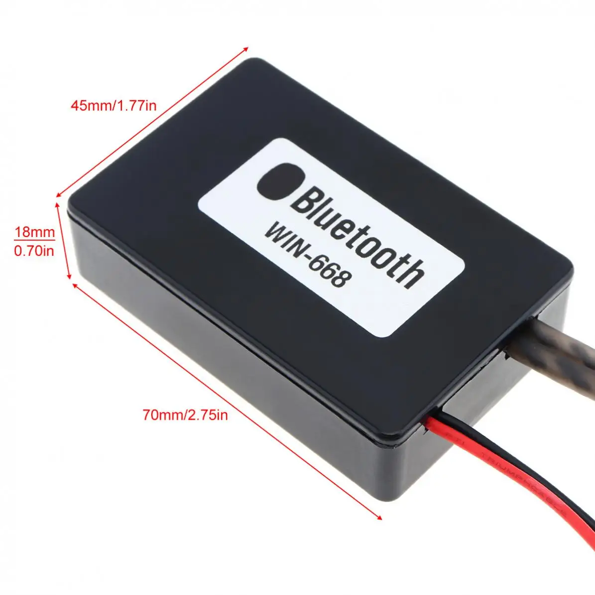 Universal Car bluetooth Wireless Connection Adapter for Stereo with 2 RCA AUX IN Music Audio Input Wireless Cable for car