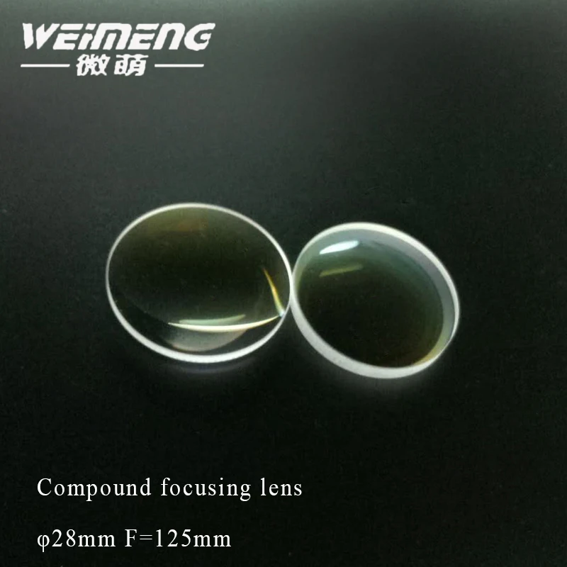 Новинка 2019 Weimeng диаметр 28 мм F = 125 JGS1 1064nm AR Plano Настоящее круговое лазерное