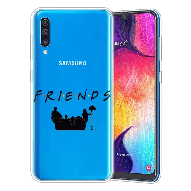 Друзей вместе популярный чехол для samsung Galaxy A50 A20 e A70 A80 A60 A40 A30 A10 s A9 A7 A8 A6 плюс силиконовый мешок чехол для телефона - Цвет: S07