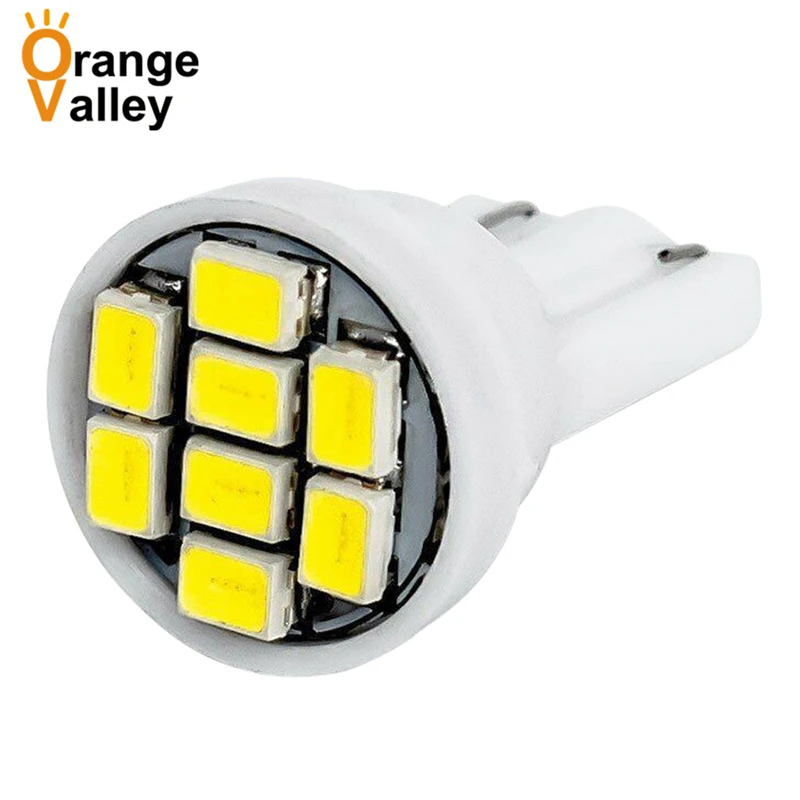 500pcs Super Bright Wholesale T10 3020 W5w 1206 8 Smd Led Auto Car