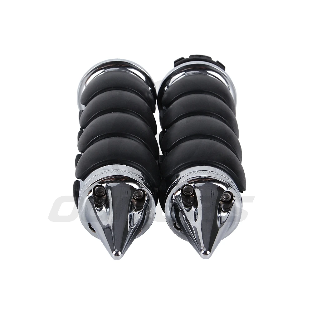 OUMURS руль мотоцикла " 25 мм Ручка Бар Конец рукоятки резиновые для Harley Honda Yamaha Kawasaki велосипеды-круизеры чоппер