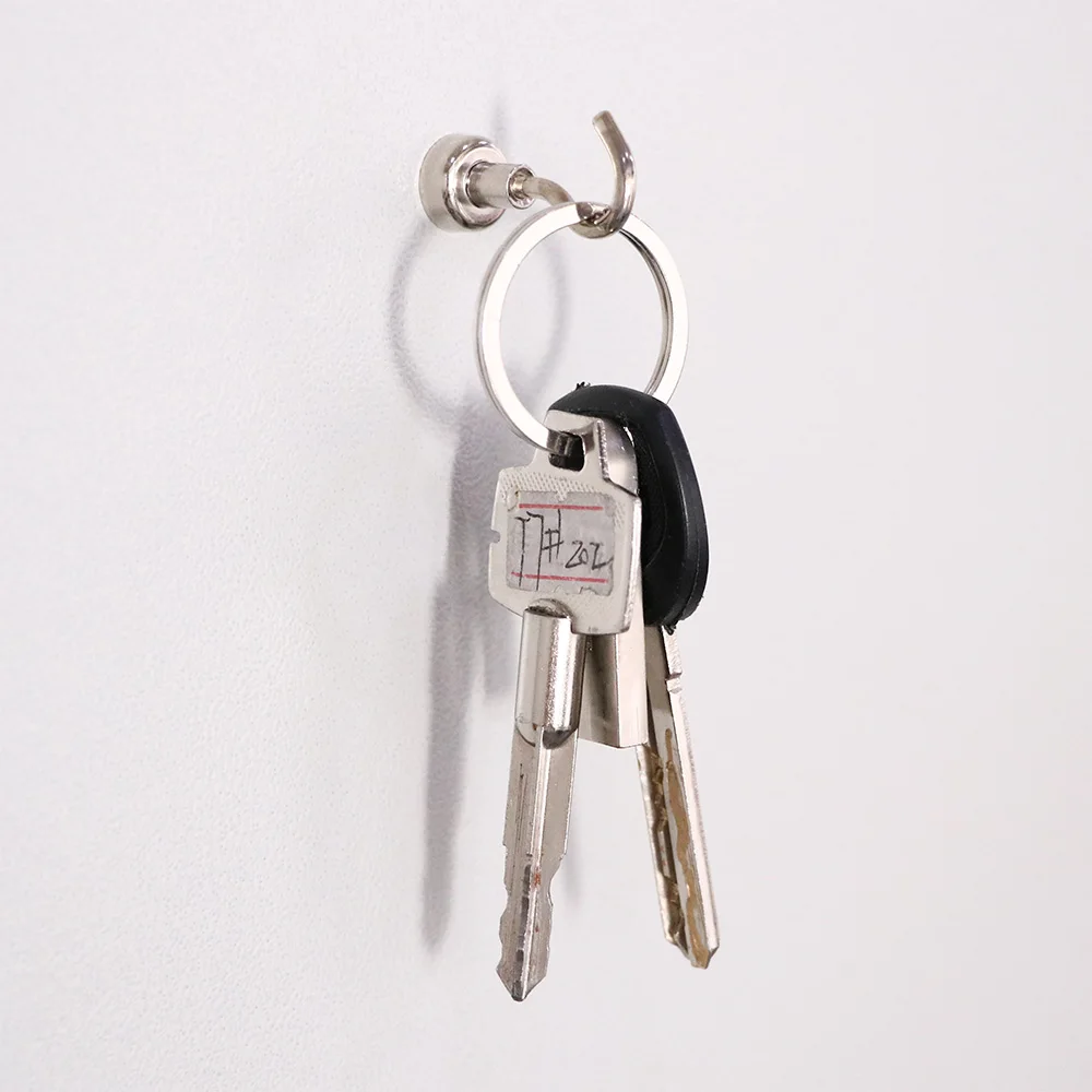 

4 Pcs Strong Magnetic Hooks Heavy Duty Wall Hooks Hanger Key Coat Cup Hanger for Home Kitchen Storage Organization