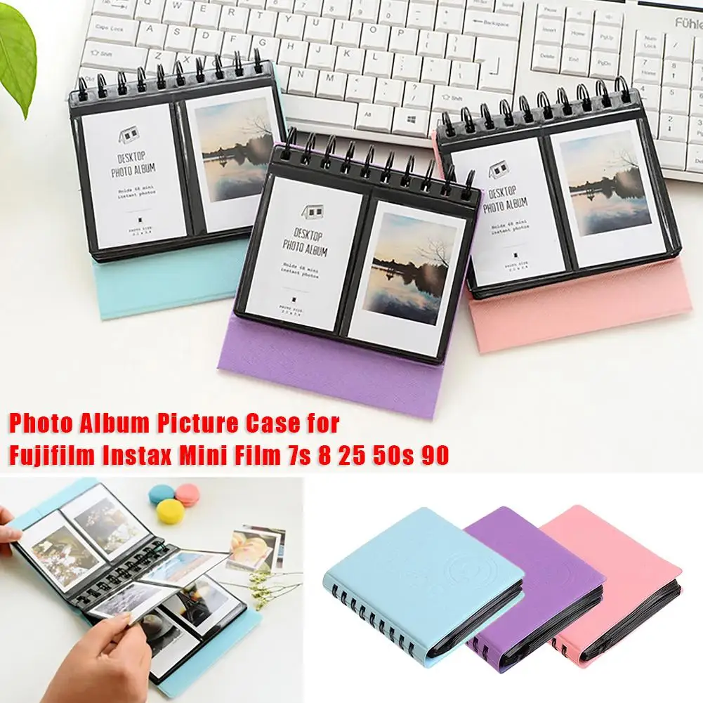 

68 Pcs/set Pockets Photo Album Picture Case Storage For Fujifilm Instax Mini Film Instant forPolaroid 7s 8 9 Instax Mini Album