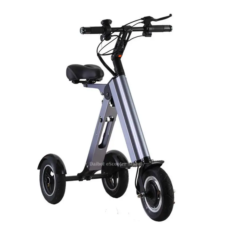 Drei Räder Elektro scooter 10'' 36V 250W elektrische fahrräder Faltbare  Tragbare Elektrische Dreirad Roller Für Ältere/Behinderte|E-Bike| -  AliExpress