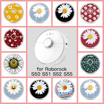 

Provide Customized Custom Daisy Sticker for Roborock S50 S51 S52 S55 Robot Robotic Vacuum Cleaner Skin Spare Parts Accessories