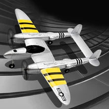 P38 2,4G детский Радиоуправляемый планер с фиксированным крылом, пенопластовый самолет, подарок, метательный мини-Дрон с дистанционным управлением, игрушка, крытая модель, летающая, сделай сам