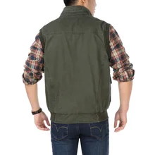 Двусторонний жилет из чистого хлопка, мужская верхняя одежда, повседневный жилет большого размера, Мужская одежда, повседневная куртка