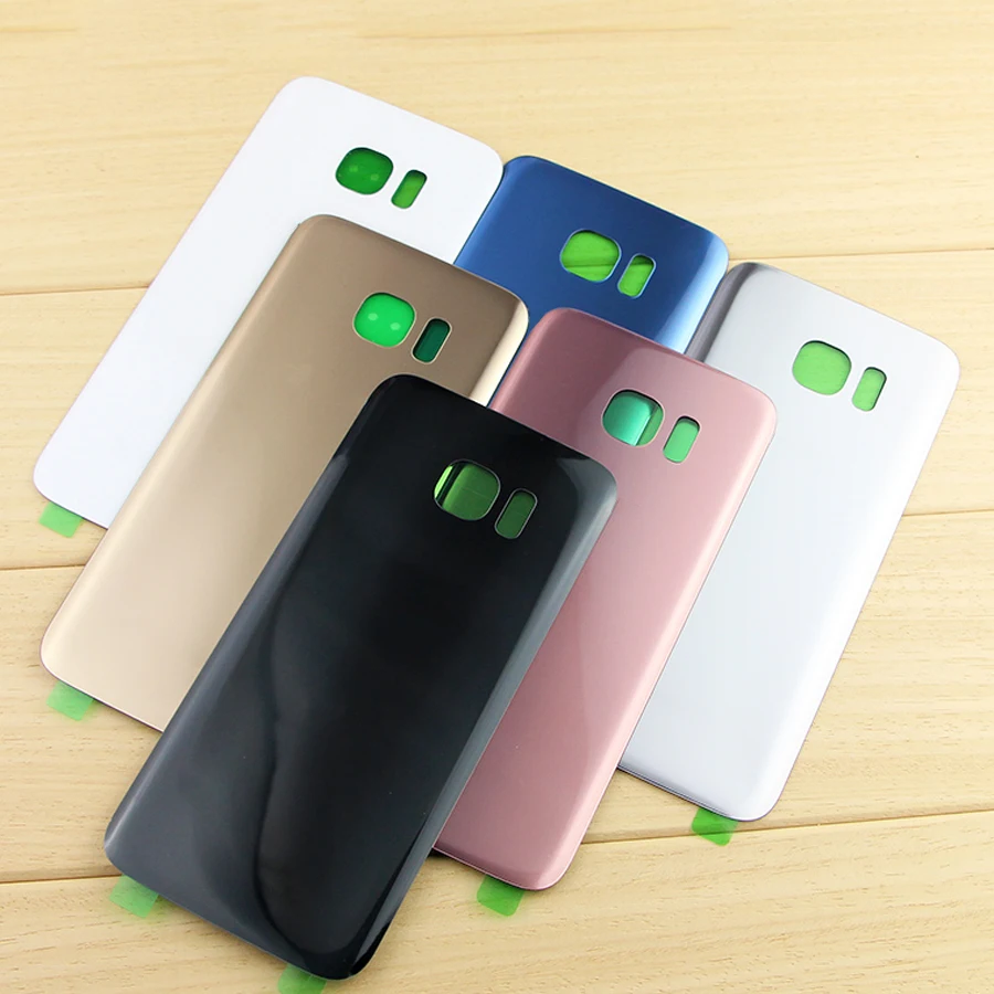 10 шт./лот стеклянная задняя крышка аккумулятора чехол для samsung Galaxy S7 G930 G930F S7 Edge G935 G935 Задняя стеклянная крышка корпуса+ клей