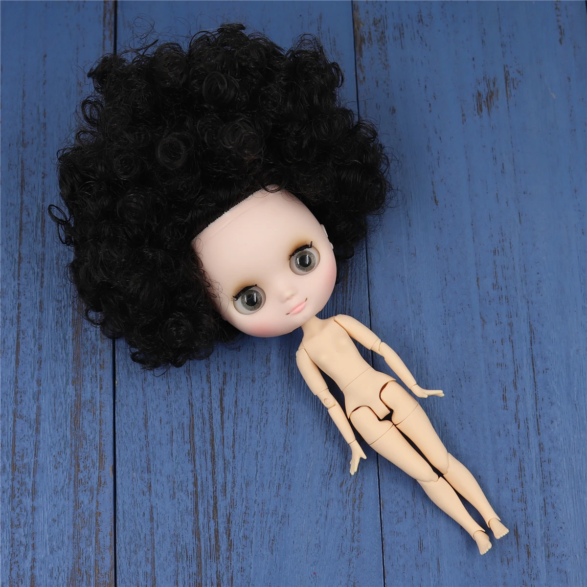 Middie Blythe Doll with Black Hair, Tilting-Head & Custom Jointed Body 1