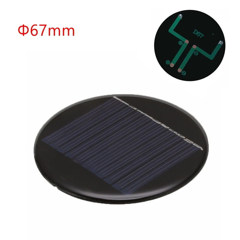6V 2W 0.35A/5 5 V 50mA Панели солнечные Мощность 10 шт. DIY Мини солнечной батареи из