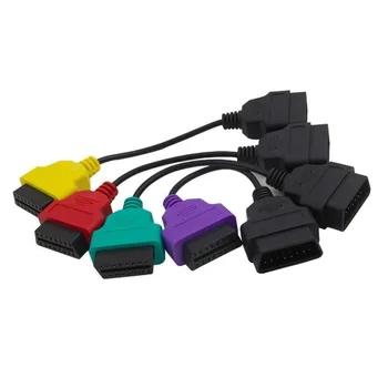 

4pcs OBD2 For Fiat ECU Scan Diagnostic Cables MultiECUScan Adapter Bundle Fiatecuscan Connector Scanner Car Vehicle Repairing