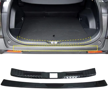 

Fit for Toyota RAV4 XA50 2019 2020 2021 Car Accessories Stainless Steel Inner Outer Rear Bumper Sill Trunk Plate Cover 2pcs