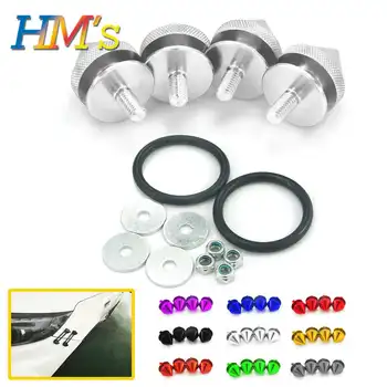 

Universal For Car Front Rear Bumpers Trunk Fender Hatch Lids Spiked Quick Release Fasteners Kits
