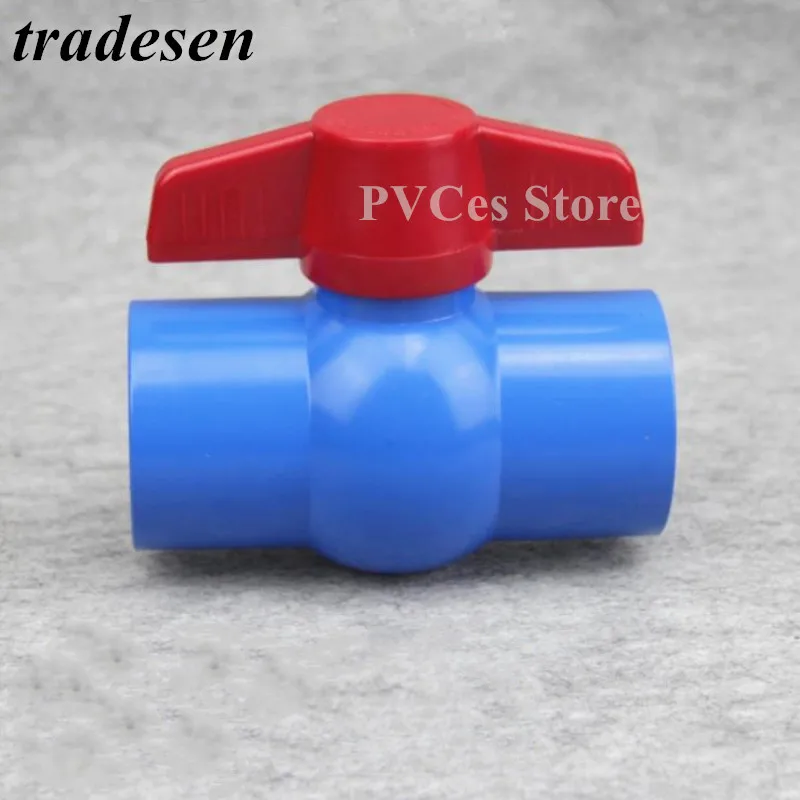 1pcs Blue 2050mm Plastic Pvc Ball Valve Garden Home Water Supply Pvc