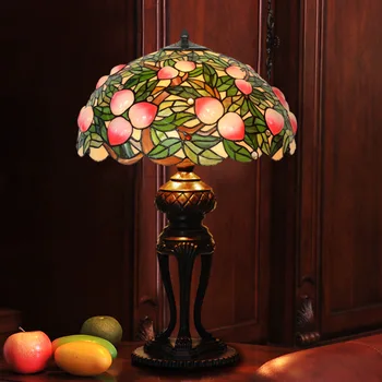 

Tiffany lamp Manufacturers selling 20 inches of American rural idyll tiffany big sitting room lamp decor lobby desk lamp