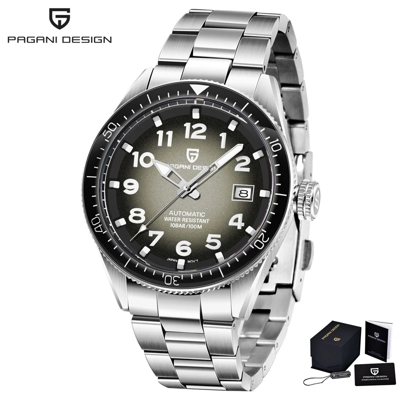 2021 New PAGANI DESIGN Mechanical Watches For Men Luxury Automatic Watch Men Waterproof Steel Business Watch Relogio Masculino 