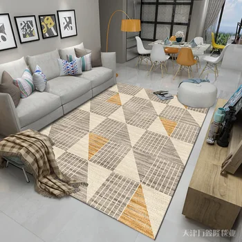 

Nordic Geometric Carpets For Living Room Home Decor Carpet Bedroom Sofa Coffee Table Rug Study Room Floor Mat Modern Rugs