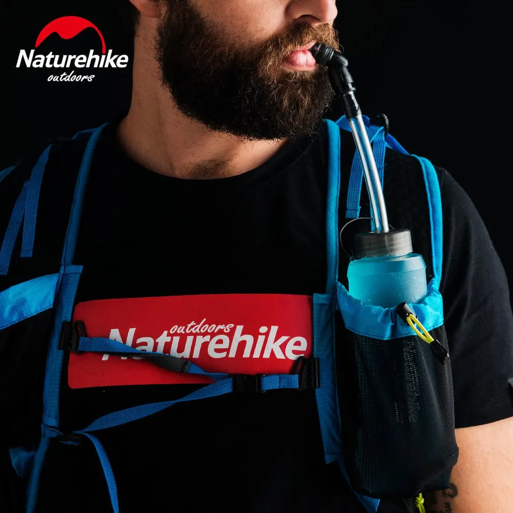 Naturehike премиум класса складная силиконовая Спортивная бутылка для воды на открытом воздухе чайник для спорта на открытом воздухе Кемпинг Туризм Велоспорт Пикник