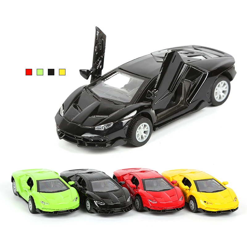 

1:32 Simulation Kids Car Model Toy Pull Back Alloy Metal Diecasts Sports Vehicles Christmas Birthday Gift For Boys Children Y115