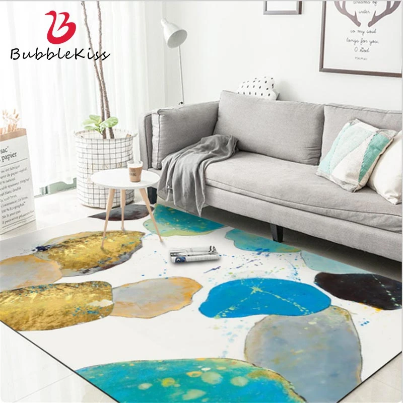 Bubble Kiss European Style Abstract Green Gold Stone Pattern Carpet Home Living Room Decor Area Rug Sofa Coffee Table Floor Mat Carpet Aliexpress