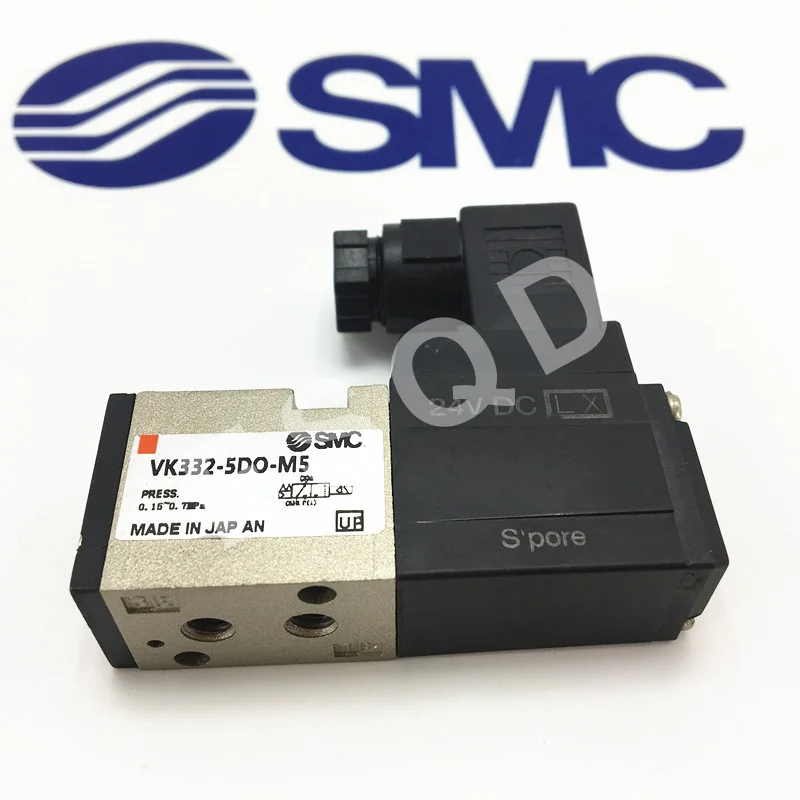 

VK332-5DO-M5 DC24V SMC 3 Port Solenoid Valve Direct Operated Poppet Type VK VK300 series pneumatic component air tools