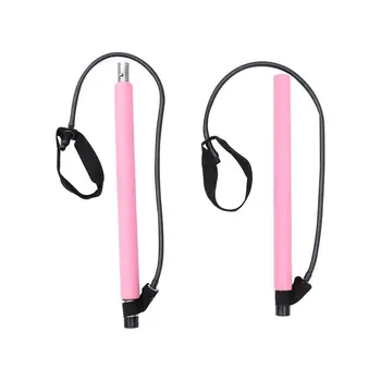 

Resistance Bands With Pilates Stick Bar Portable Fitness Pilates Stick Crossfit Bodybuilding Yoga Elastic Band Exercise Workout