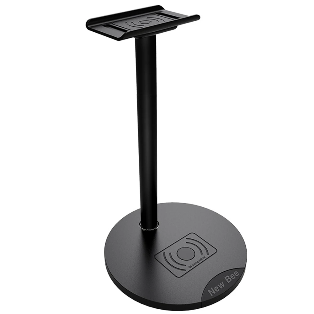 Headset Stand Aluminum Alloy Non Slip for Samsung Smartphone Charger Headphone Wireless Charging Holder Universal Holder
