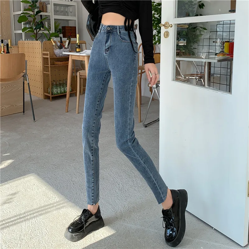 

Cheap wholesale 2021 spring summer autumn new fashion casual Denim women Pants woman female OL skinny jeans Ay0804