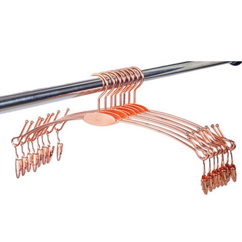 

20 PCS Exquisite Metal Bold Non-Slip Inner Hanger Underwear Bra Clothespin Bra Underwear Underwear Clip Clothes Rack