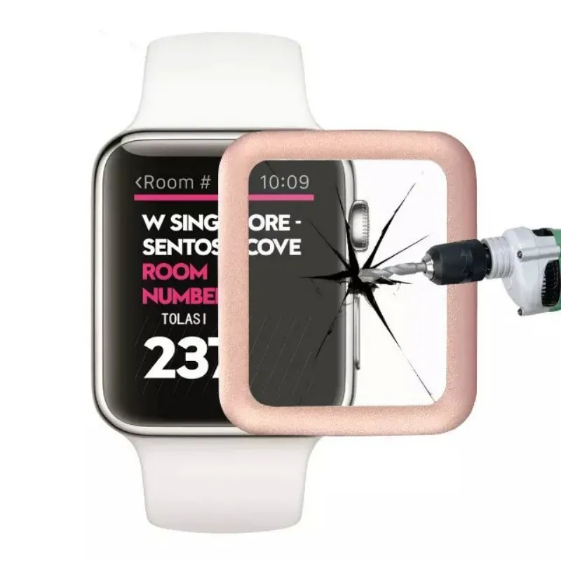 Защитная пленка для экрана iWatch полное покрытие 3D Изогнутые мягкие края закаленное стекло для Apple Watch 42 мм 38 мм 42 мм 40 мм серия 4 3 2