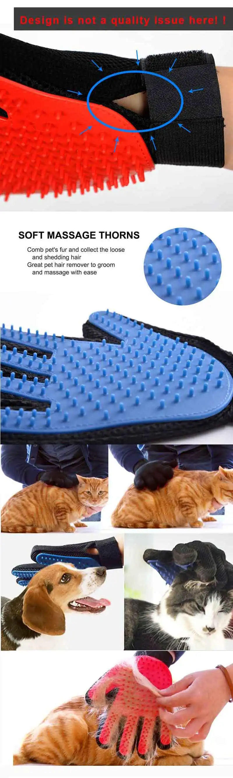 Cat Self Grooming Hair Accessorie With Catnip Angle Face Tickling Hair Removal Massage Brush Comb And Pet Dog Cat Grooming Glove