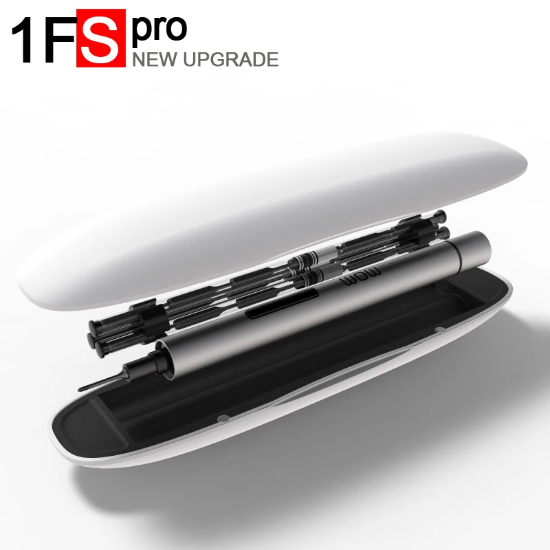 Wowstick 1p 1FS pro Precision mini cordless electric screwdriver with 2 batteries for battery  mobile phone Camera Repair Tools