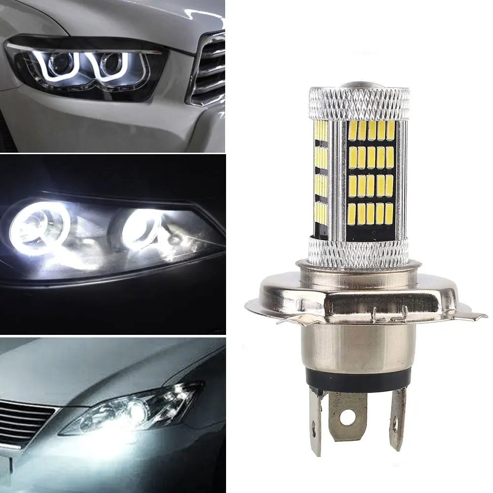 4014 92SMD H4 фар автомобиля светодиодный фар Сверхяркие лампы передней фары Универсальный противотуманный фонарь светодиодная мотоциклетная фара