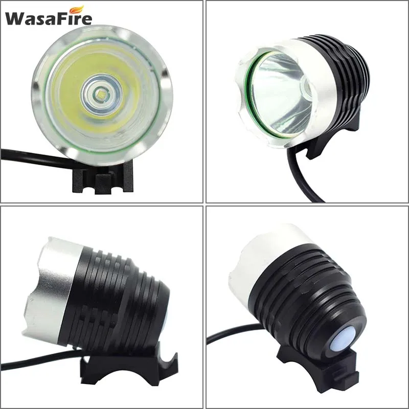 WasaFire 1800lm светодиодный велосипедный светильник XML T6 Горный Дорожный велосипед передний светильник s Велоспорт вспышки света светильник налобный фонарь с 18650 Батарея пакет