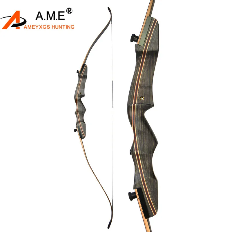 

62" Archery Recurve Bow Takedown Longbow Arrows Target Hunting Shooting Outdoor Practice 18-40lbs
