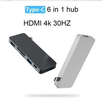 

10pcs/lot macbook pro usb c docking station hdmi to expend usb keyboard mouse sd card