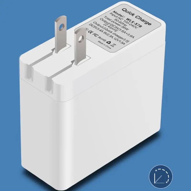 Светодиодный дисплей двойной USB быстрое зарядное устройство дорожный адаптер для зарядного устройства для смартфонов iPhone samsung Xiaomi US Plug F42B