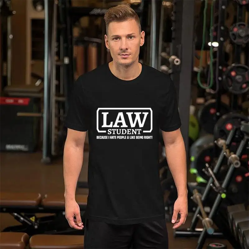 

Custom Law Student Lawyer Judge Law Study Misanthropist t shirt 3xl 4xl 98xl fitted superhero Letter men tshirts